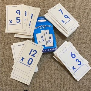 Multiplication flash cards for kids